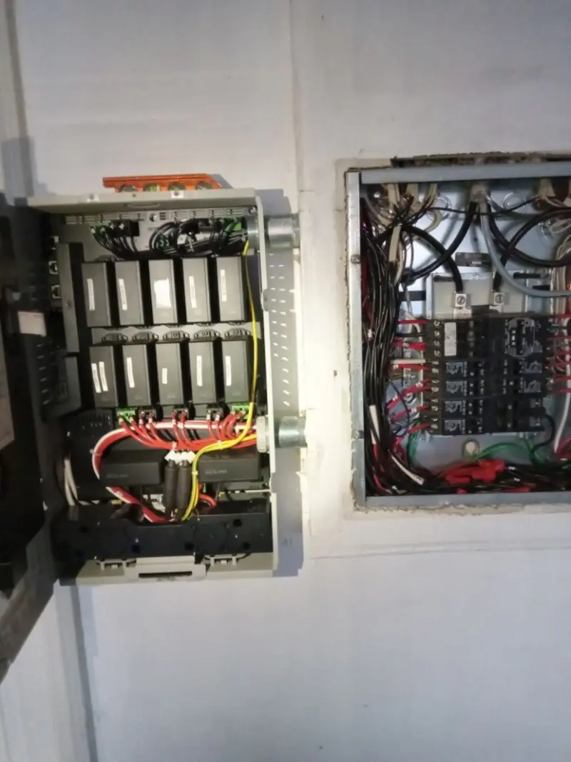 Electrical panel upgrade completed for Security Camera Wiring in Plant City